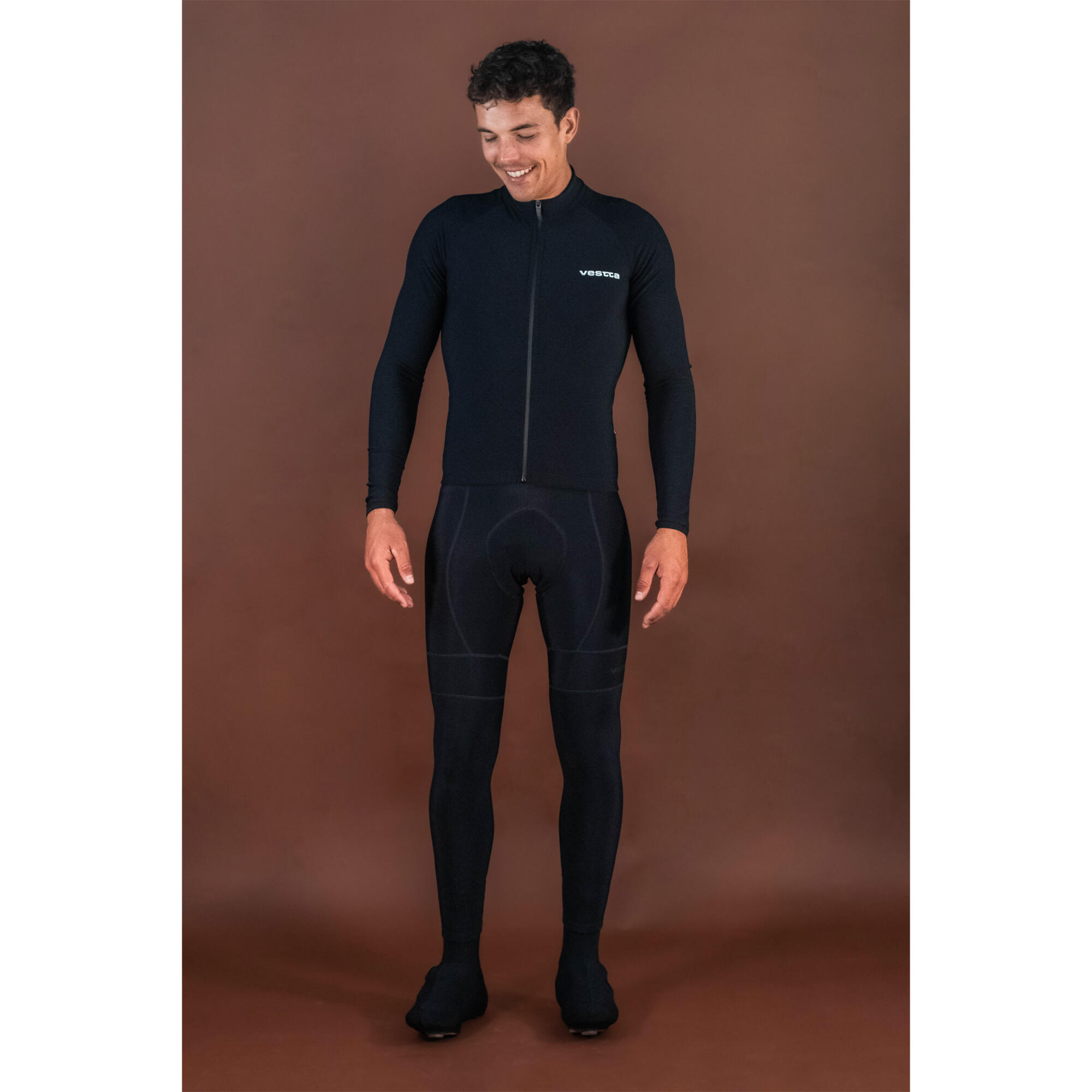 Chubasquero ciclismo Vestta negro 10/17