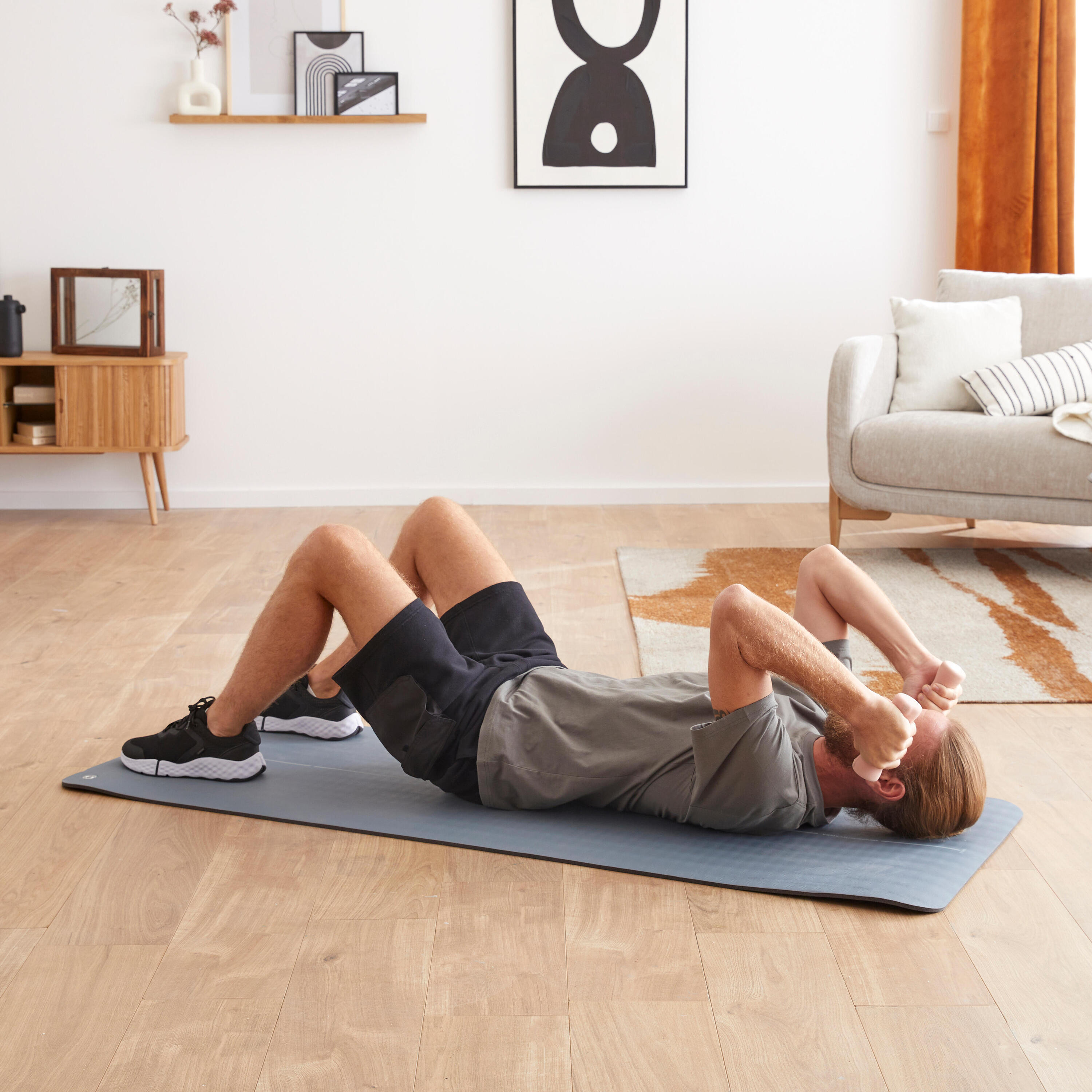 Paire d'haltères fitness 2*2 Kg - EASY Bleu 9/16