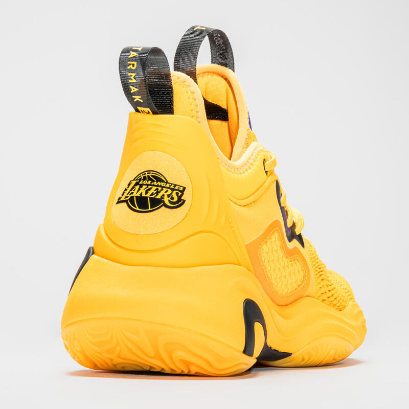 Basketbalschoenen voor heren/dames NBA Los Angeles Lakers SE900 geel