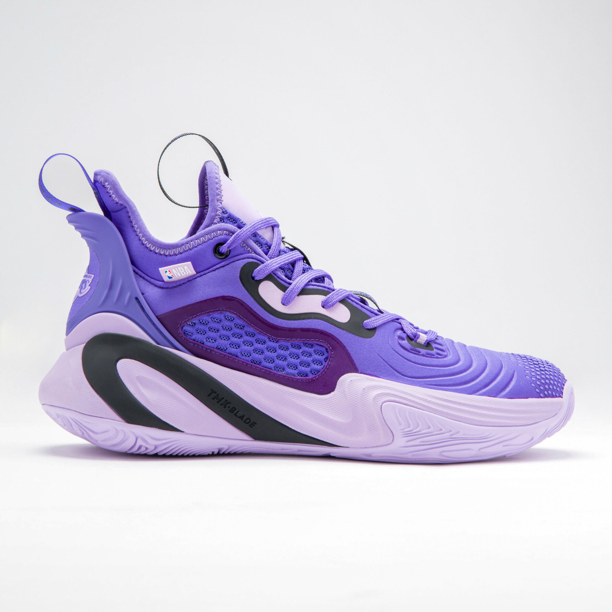 TARMAK Men's/Women's Basketball Shoes SE900 - Purple/NBA Los Angeles Lakers