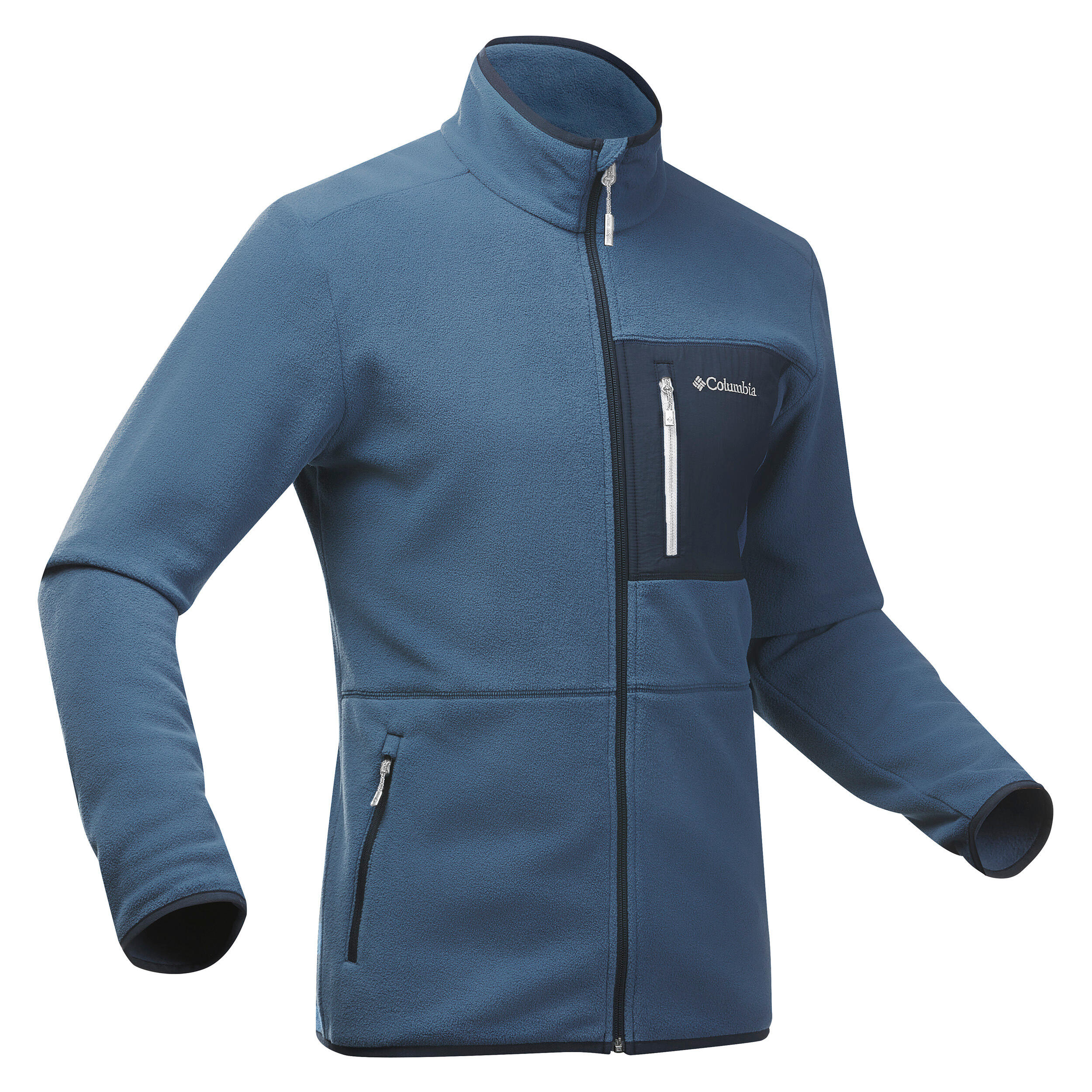 Veste Polaire Columbia bleue de randonnee montagne Homme COLUMBIA Decathlon