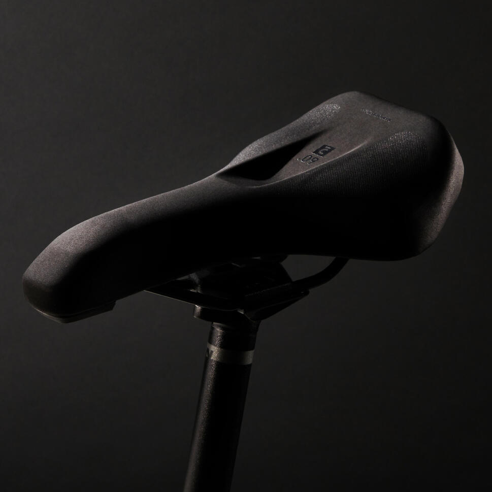 Siodło rowerowe Btwin Trekking/miejskie 60° SD Memory Foam thumbnail