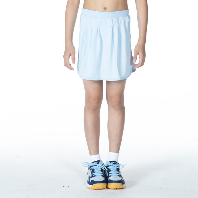 BADMINTON JUNIOR 560 SKIRT CAROLINA BLUE