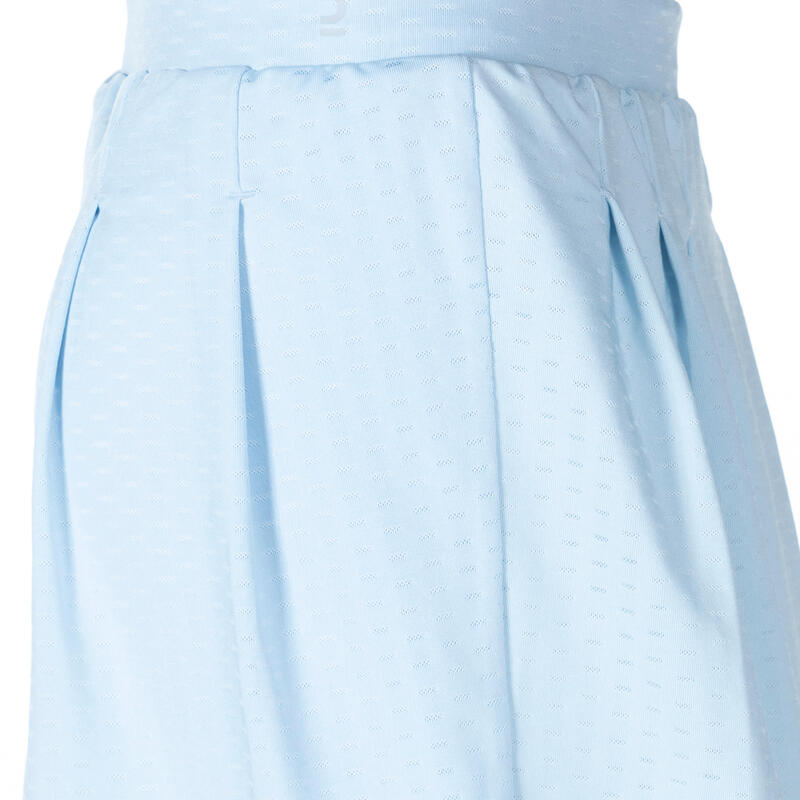 青少年款羽球短裙BS 560－卡羅萊納藍