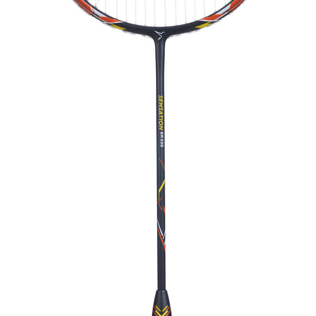 Adult Badminton Racket BR Sensation 530 Grey Black