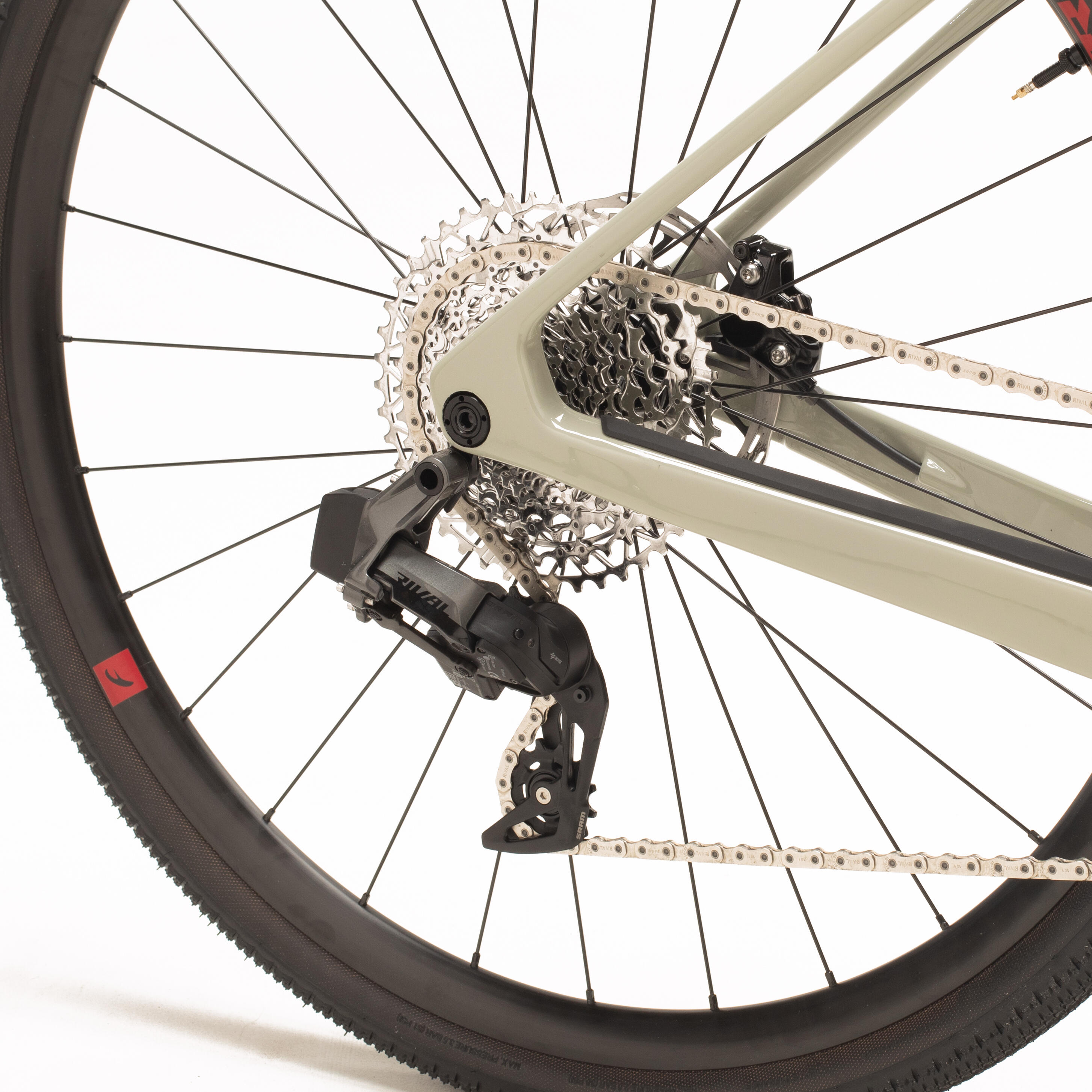 Carbon Gravel Bike GCR SRAM Rival Etap AXS / Fulcrum RR 900 Wheels 7/9