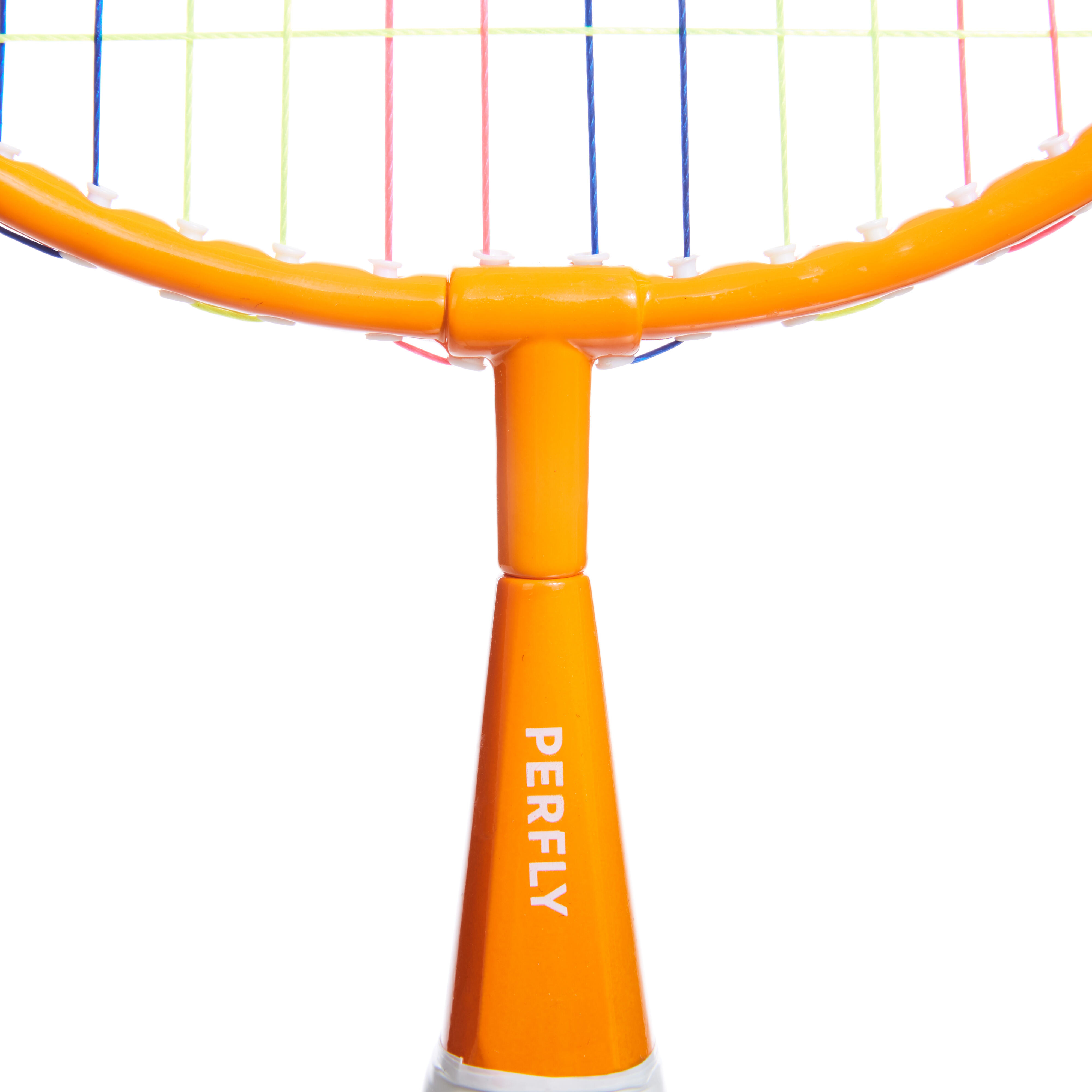 Kids' Badminton Racquet Set BR Set Discover Apple green, Orange