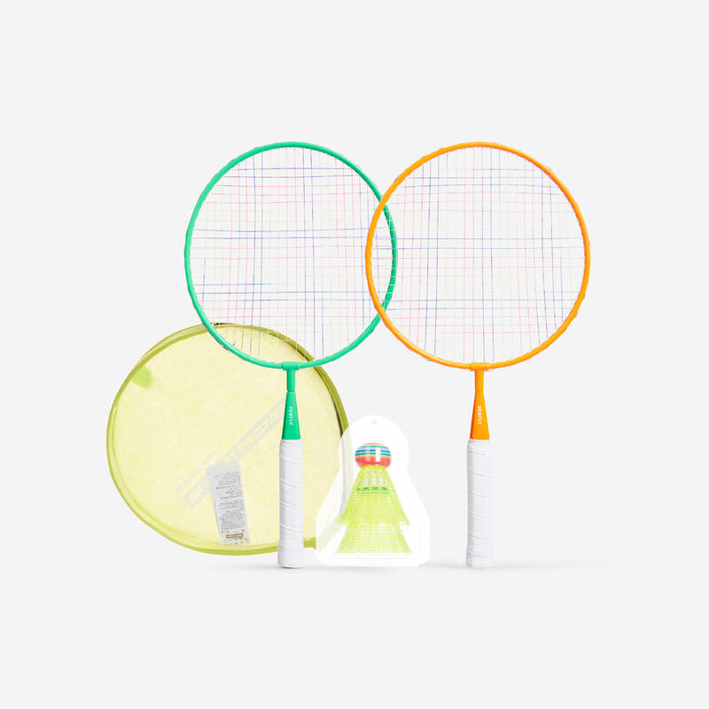 Set Rachete Badminton BR Discover Roșu-Albastru Copii