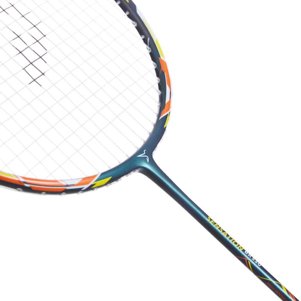 ADULT BADMINTON RACKET BR SENSATION 530 WHITE