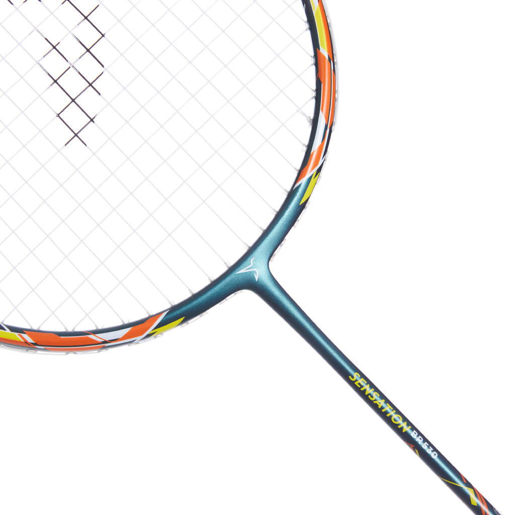 ADULT BADMINTON RACKET BR SENSATION 530 WHITE