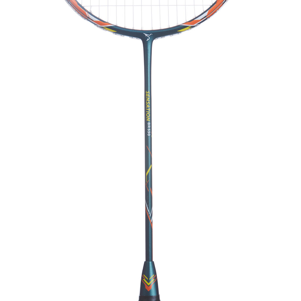 ADULT BADMINTON RACKET BR SENSATION 530 WHITE