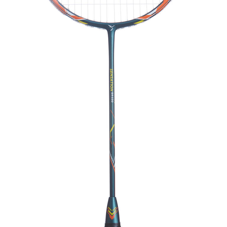 ADULT BADMINTON RACKET BR SENSATION 530 GREEN BLACK