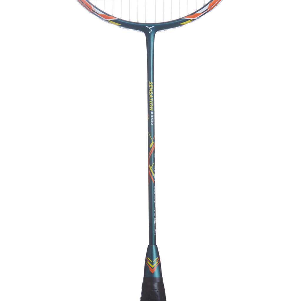 ADULT BADMINTON RACKET BR SENSATION 530 WHITE