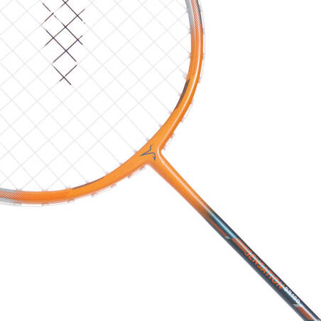 ADULT BADMINTON RACKET BR 190 SET PARTNER YELLOW ORANAGE