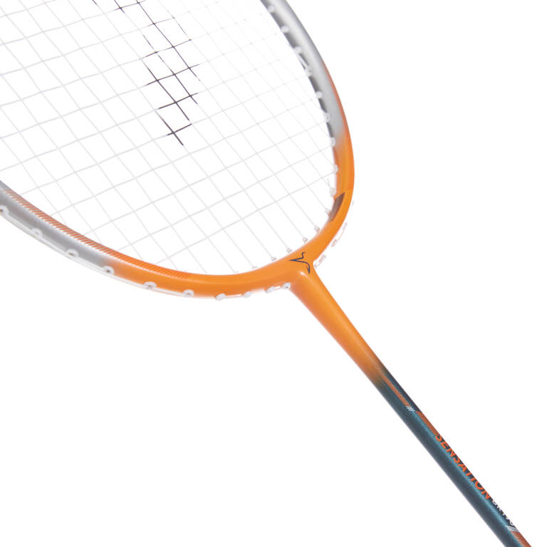 ADULT BADMINTON RACKET BR 190 SET PARTNER YELLOW ORANAGE