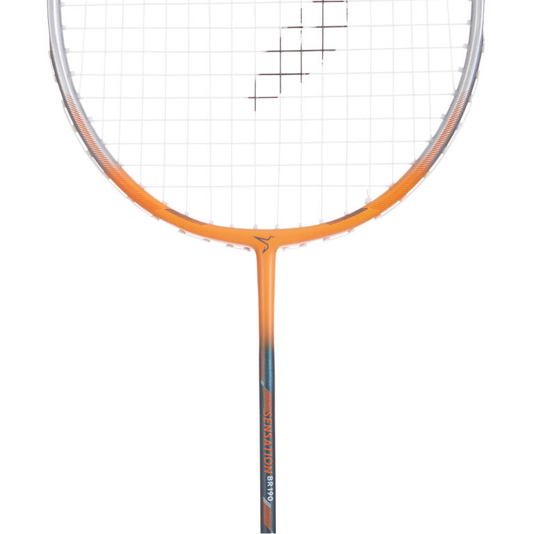 ADULT BADMINTON RACKET BR 190 SET PARTNER YELLOW ORANAGE