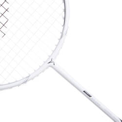 ADULT BADMINTON RACKET BR 500 SET BLUE WHITE