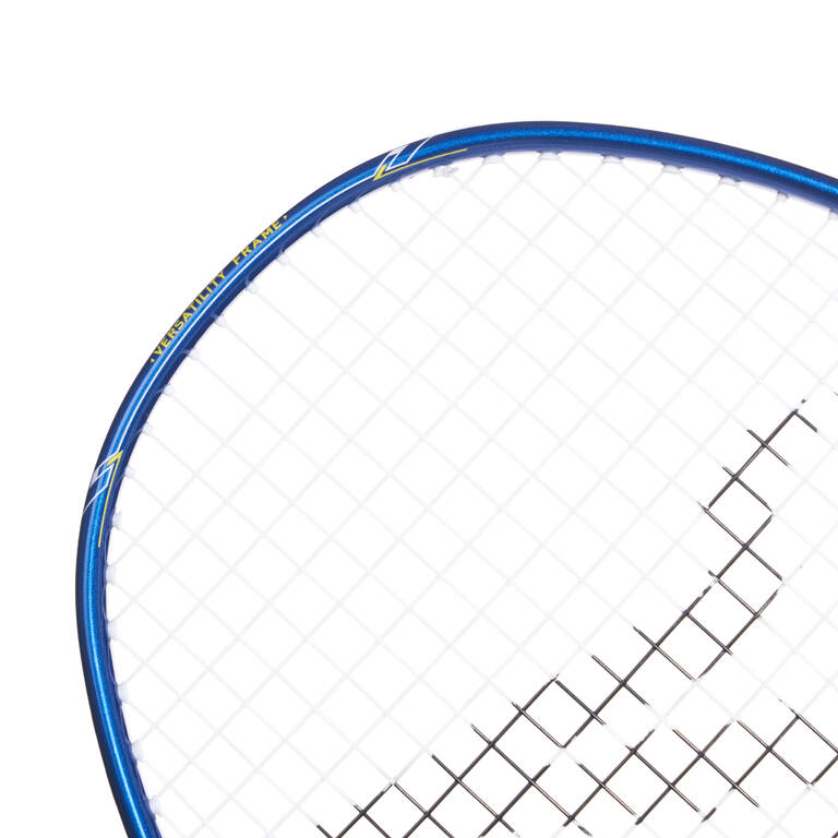 ADULT BADMINTON RACKET BR 500 SET BLUE WHITE