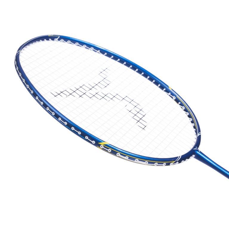 ADULT BADMINTON RACKET BR 500 SET BLUE WHITE