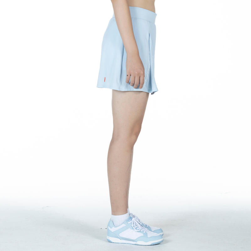 WOMEN BADMINTON SKIRT SENSATION 530 CAROLINA BLUE