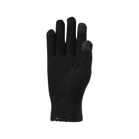 TREKKING GLOVES TREK 300 KNITTING BLACK