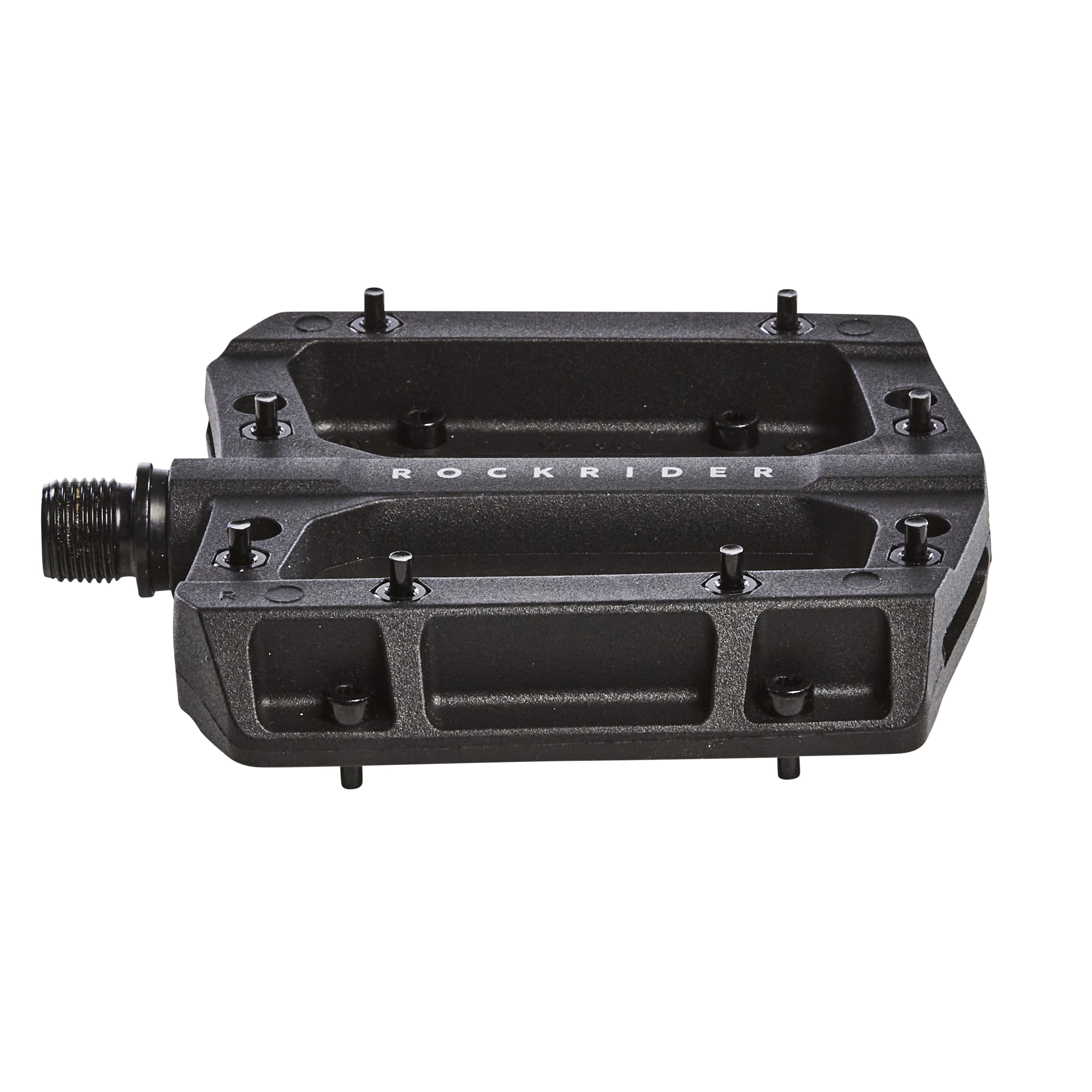 Flat Resin Mountain Bike Pedals - 700 - ROCKRIDER