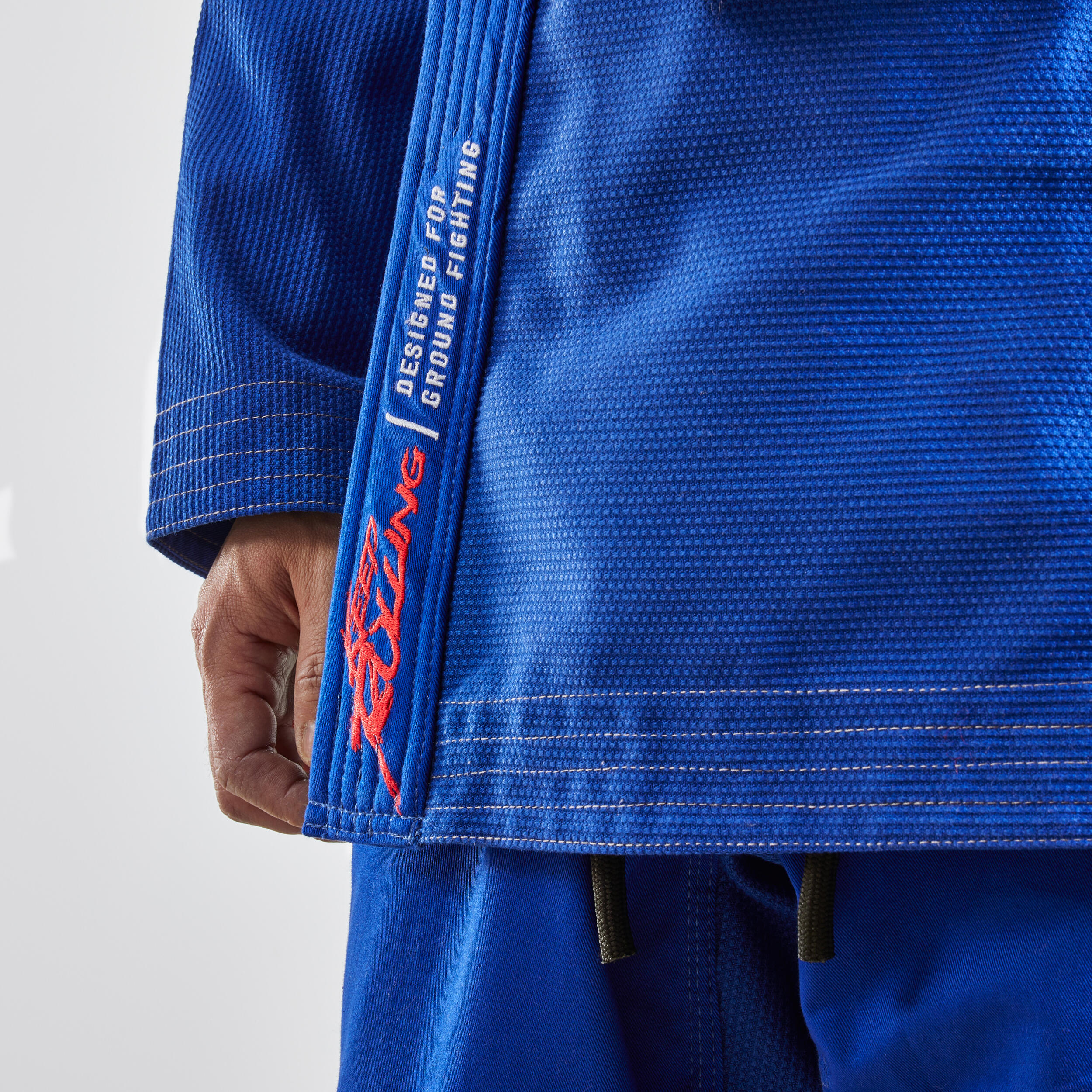 Kimono Brasilianisches Jiu-Jitsu BJJ 500 Erwachsene blau OUTSHOCK ...
