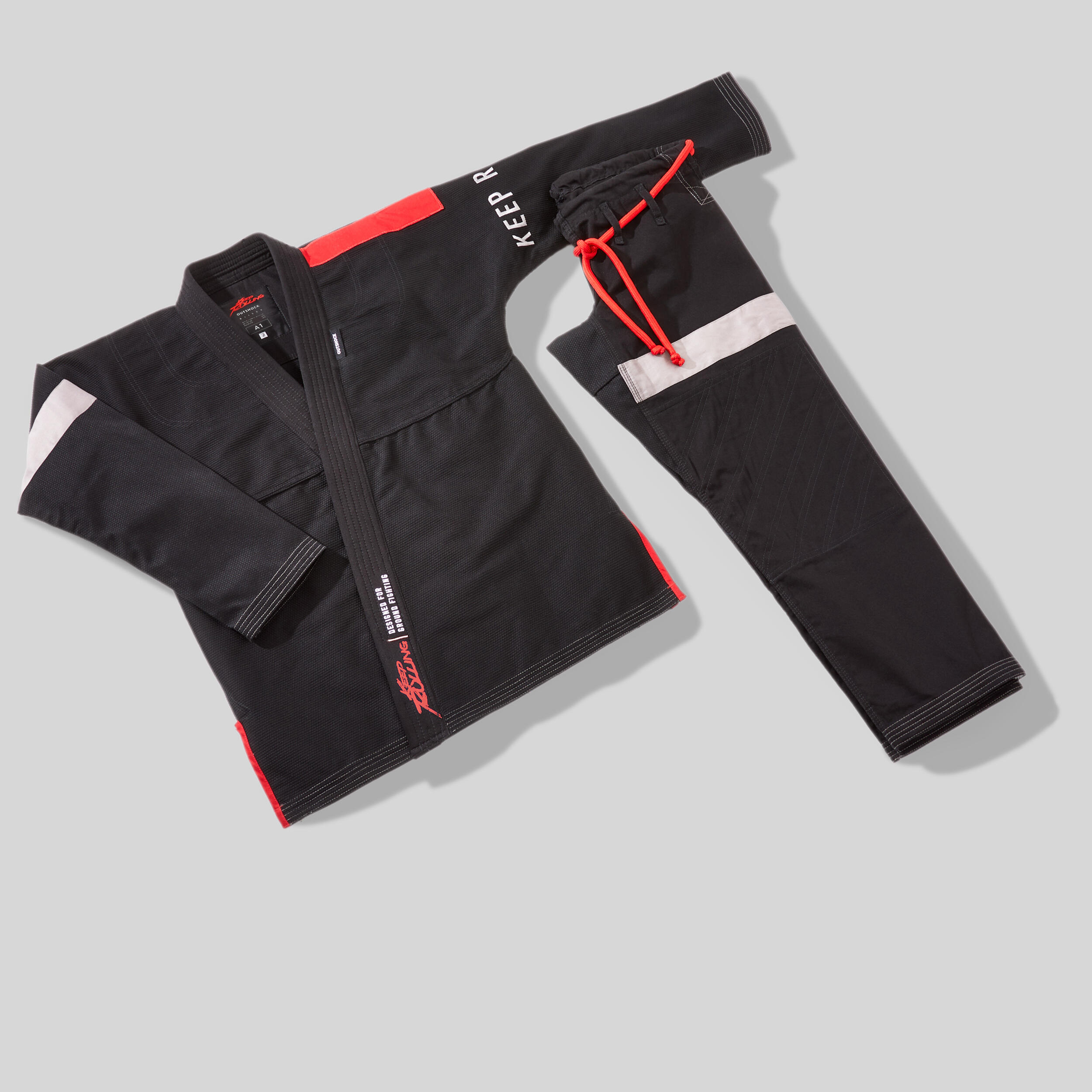 500 Brazilian Jiu-Jitsu Adult Uniform - Black 4/9