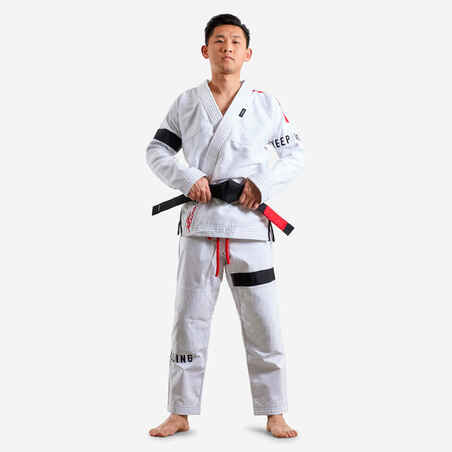 Kimono de jiu-jitsu brasileño 500 Adulto Blanco