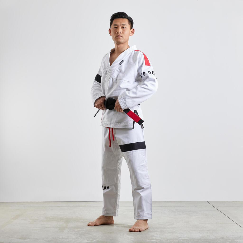 Uniforme de jiu-jitsu para adulto Outshock 500 blanco