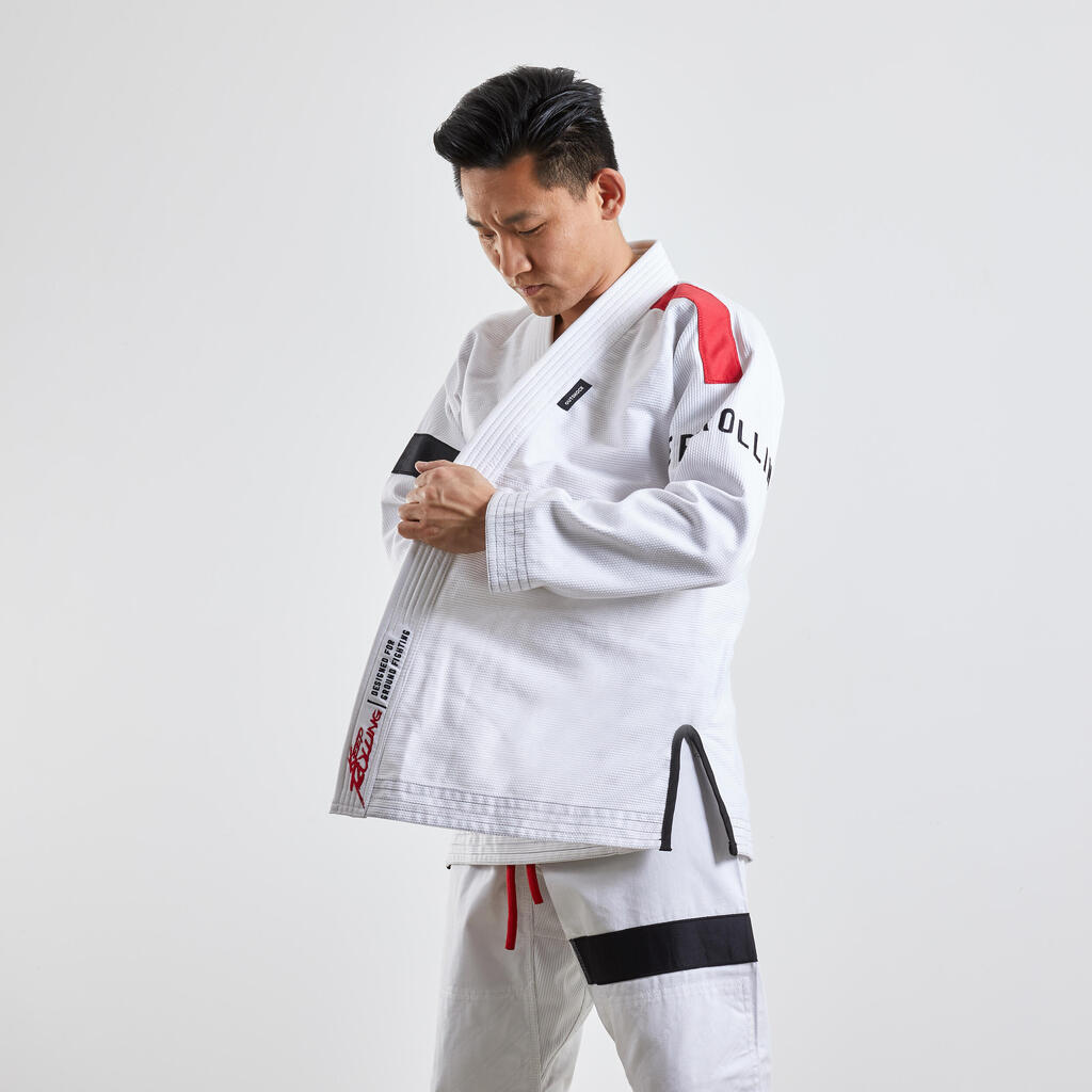 KIMONO JIU-JITSU BRASILEÑO 500 ADULTO BLANCO