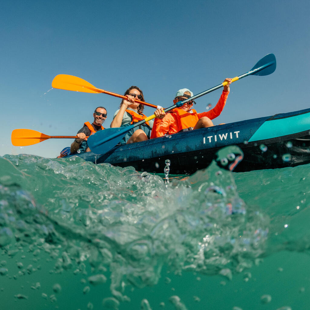 Kid's Paddle 100 2-piece kayak paddle