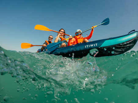 Kid's Paddle 100 2-piece kayak paddle