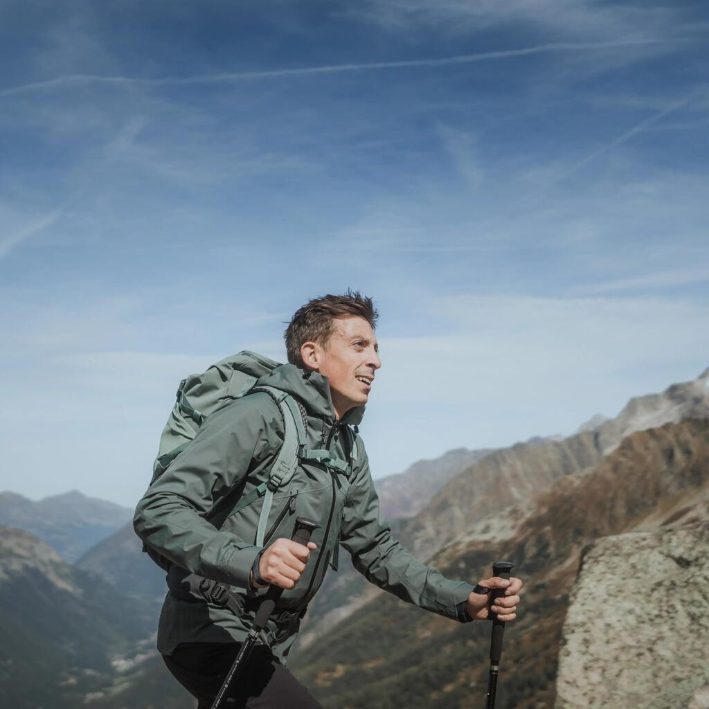 Men's Hiking Lightweight Waterproof Jacket MH500