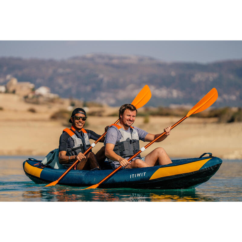 Chaleco Ayuda Flotación 50 N+ Kayak/Stand Up Paddle/Vela Ligera Gris