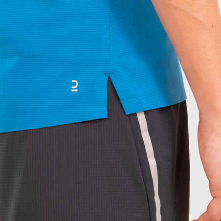 Vyriški bėgimo ilgais atstumais marškinėliai „Kiprun Run 900 Ultra“, mėlyni