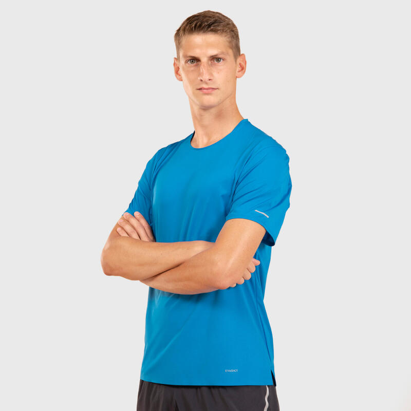 T-shirt de Corrida Longa Distância Homem Run 900 Ultra Azul