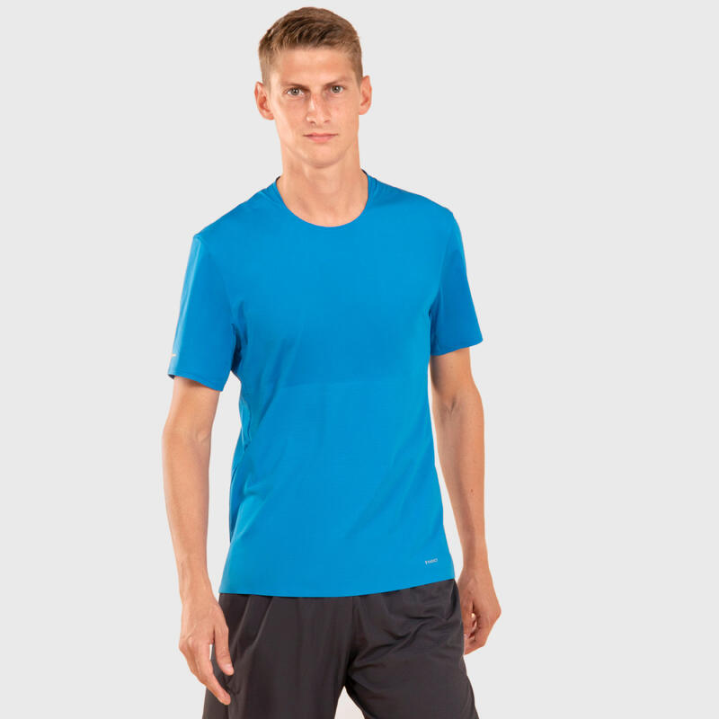 Pánské tričko na trailový běh modré 