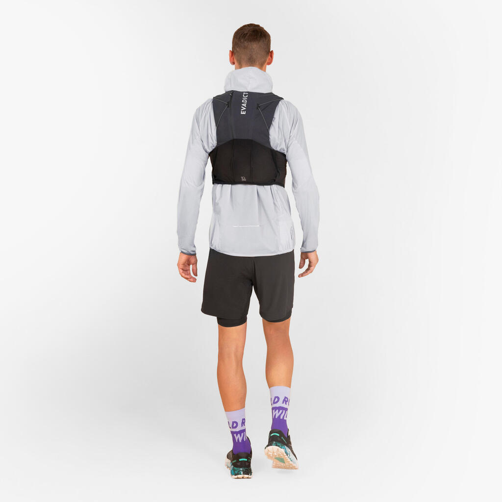 Veste coupe-vent de running & trail Running Homme, Kiprun Run 900 Wind Gris