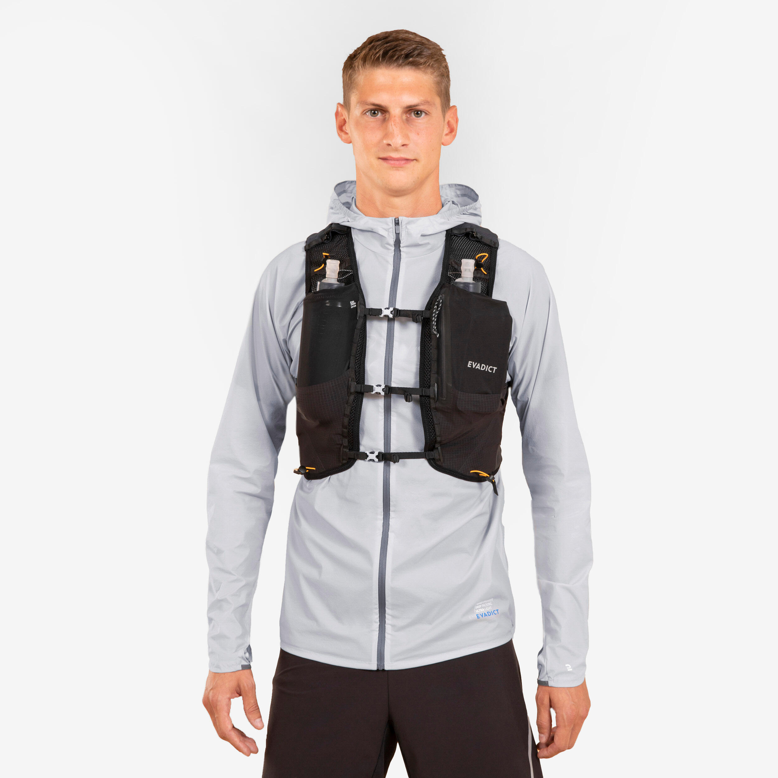 Sac d'hydratation de course sur sentier 10 L avec poche à eau 1 L - KIPRUN