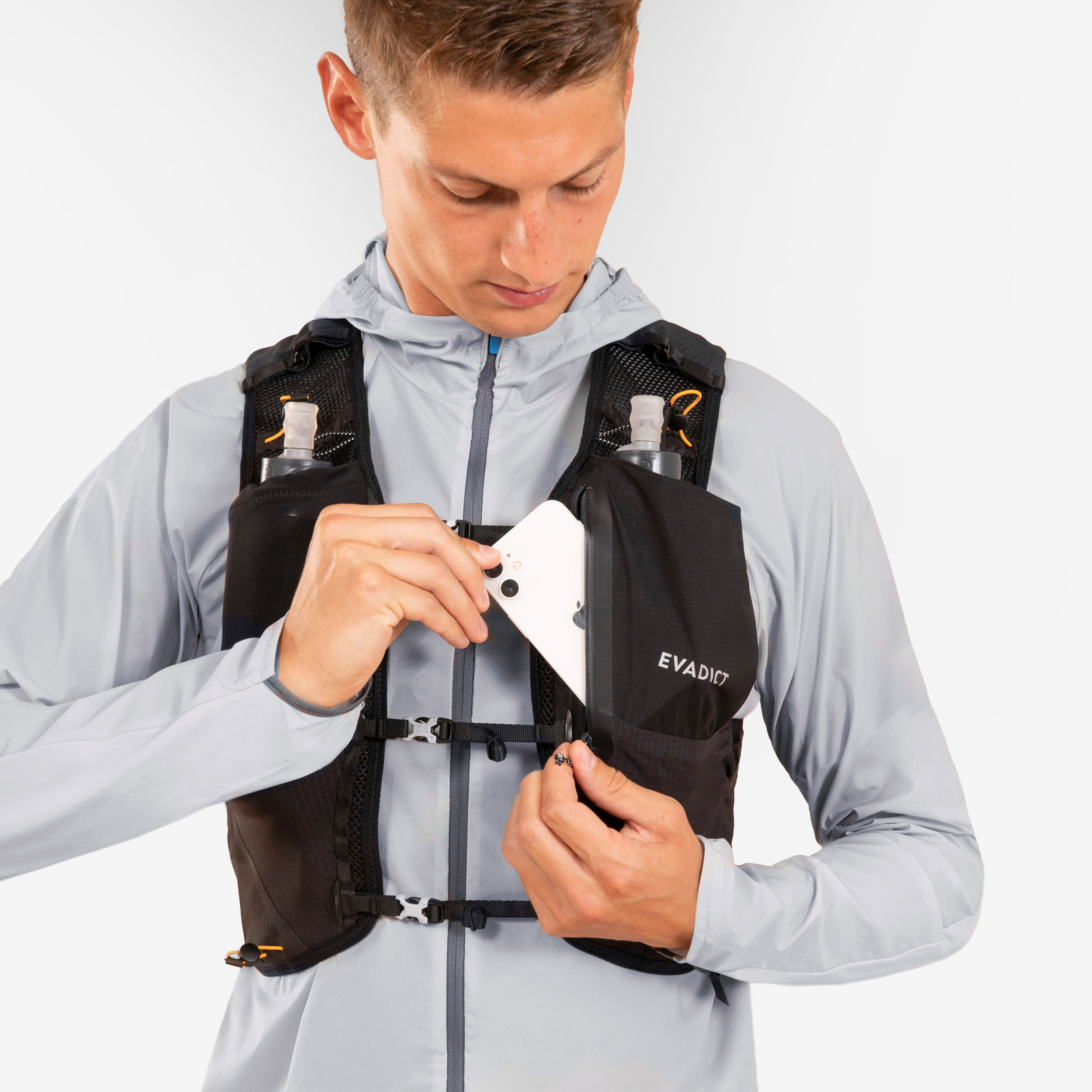 Gilet technique personnalisable running coupe-vent