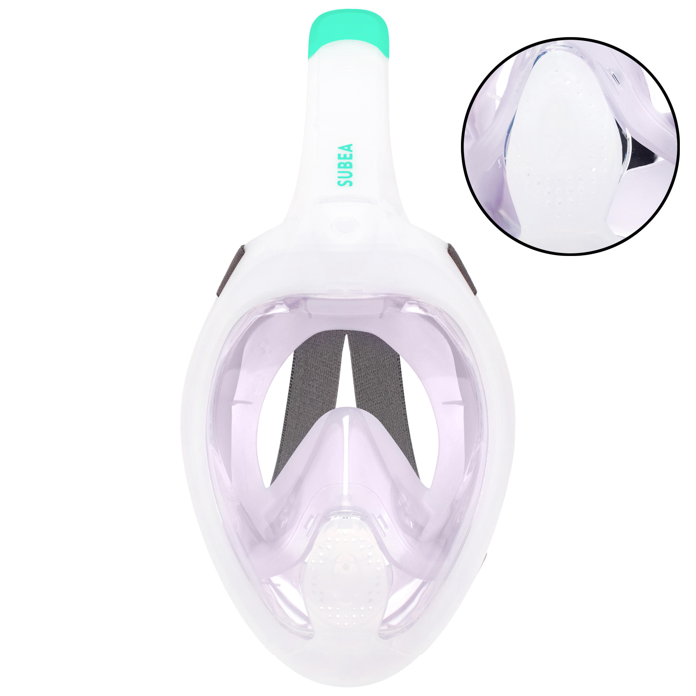 Adult’s Easybreath+ surface mask with an acoustic valve-540 freetalk purple 2/8
