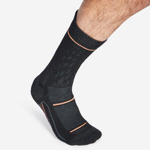 Calcetines Caza Solognac ACT 500 Adulto Negro Térmicos Caña Media