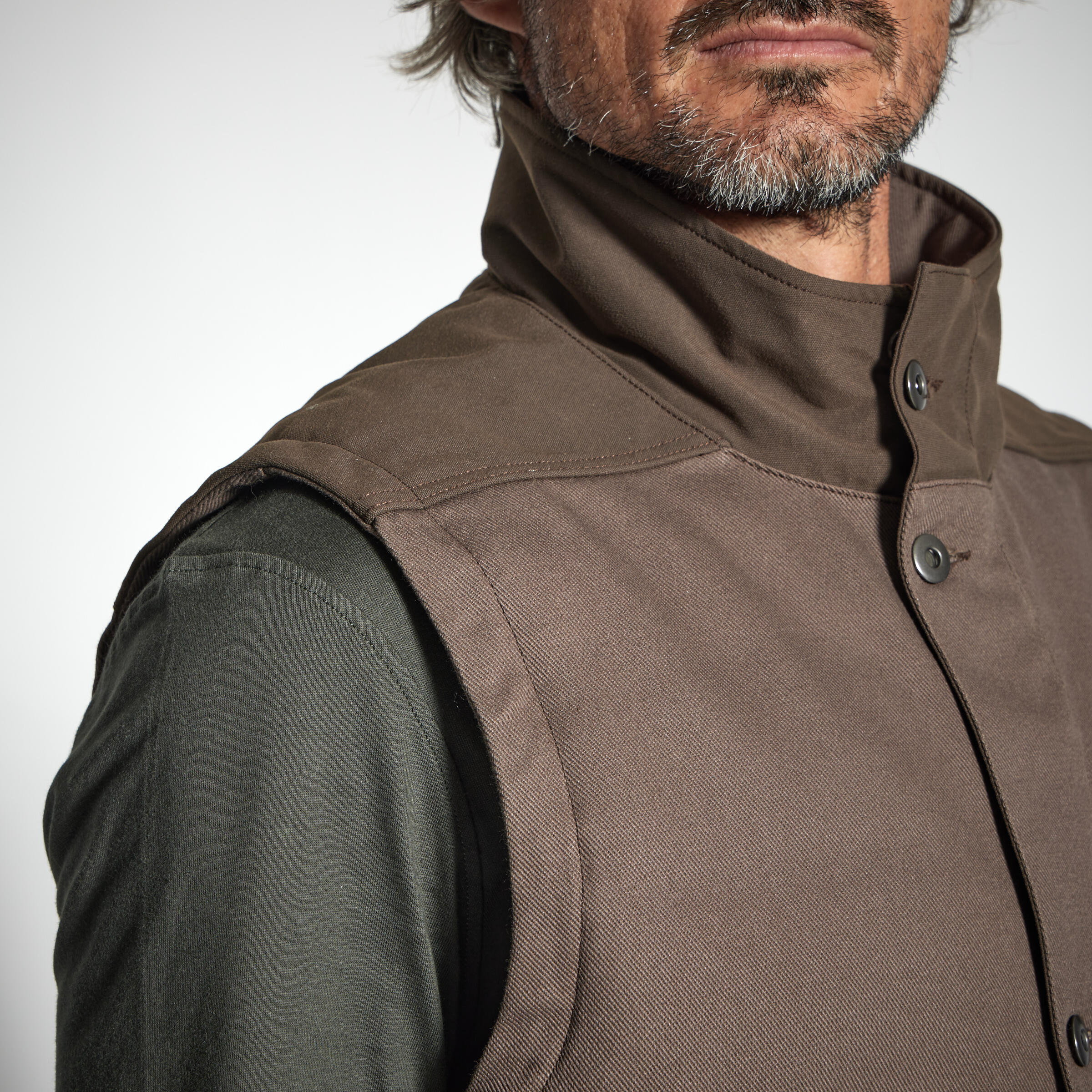 Durable Vest - 500 Brown - SOLOGNAC
