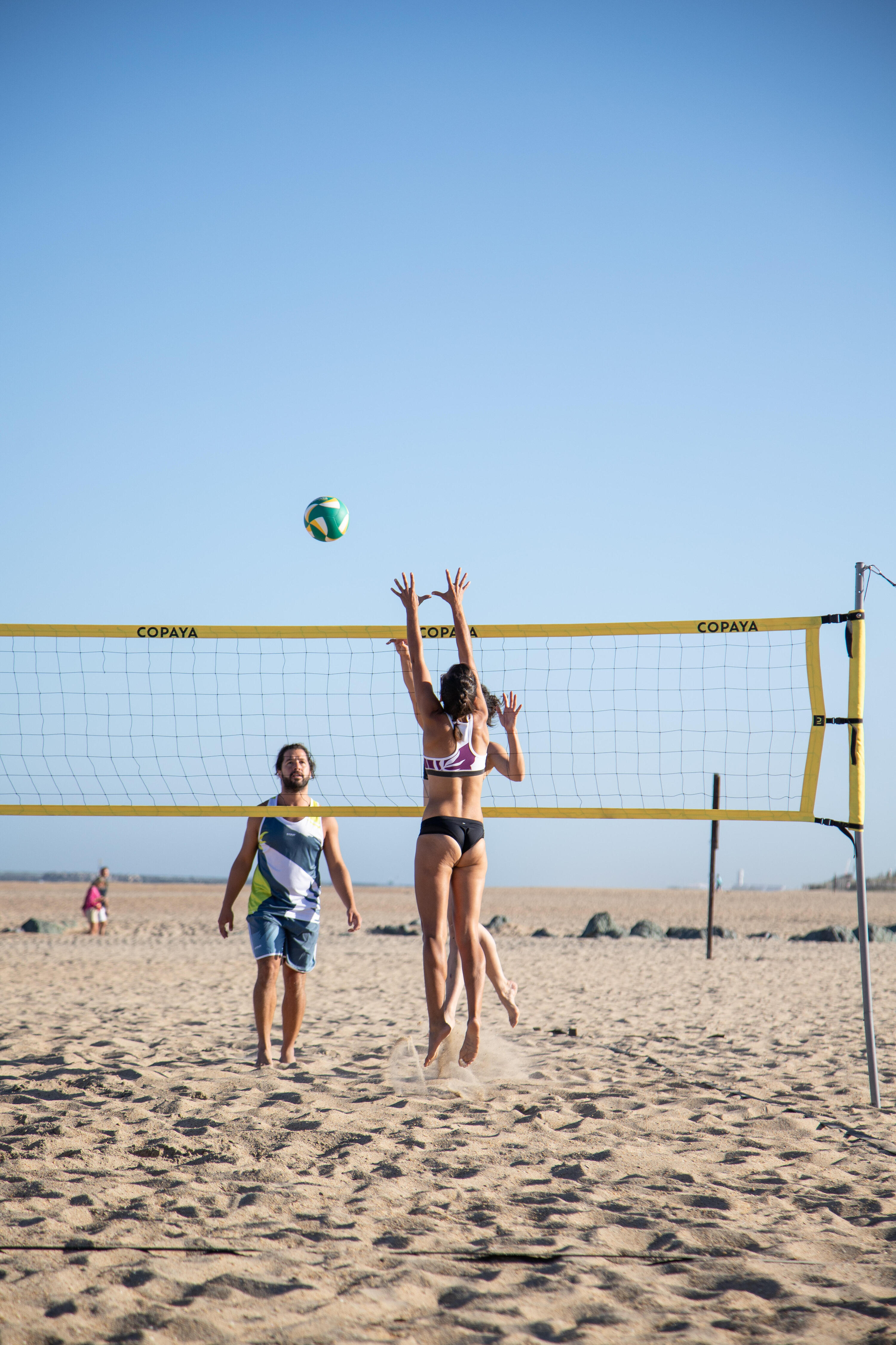 SUJETADOR-TOP MUJER STAR BY GL DEPORTES PLAYA VIOLETA 10/11