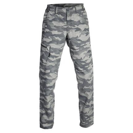 PANTALON LEGER 100 CAMO HALFTONE GRIS