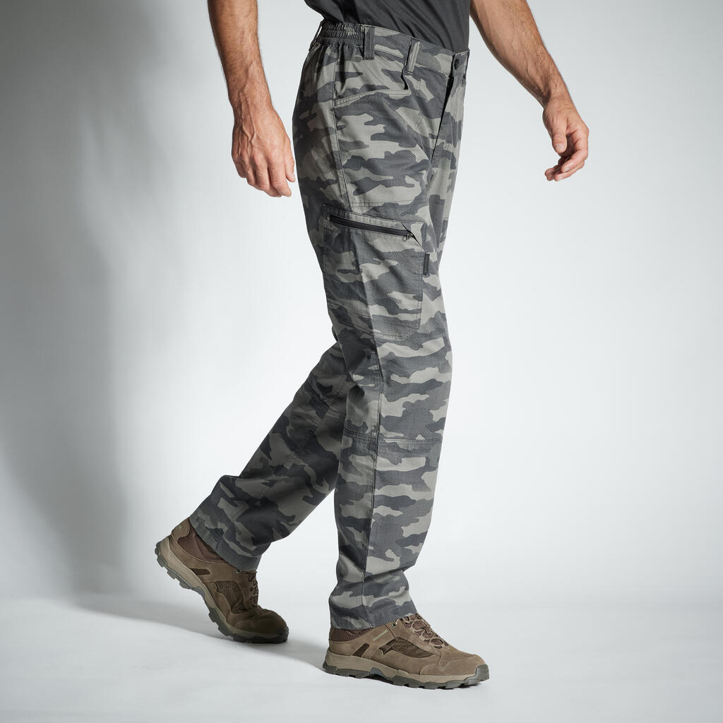 LIGHT TROUSERS 100 CAMO HALFTONE GREY