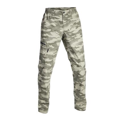 PANTALON LEGER 100 CAMO HALFTONE GRIS