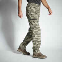 LIGHT TROUSERS 100 CAMO HALFTONE GREEN