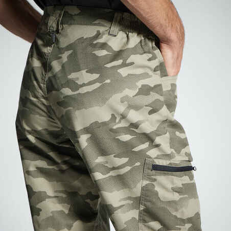 LIGHT TROUSERS 100 CAMO HALFTONE GREEN